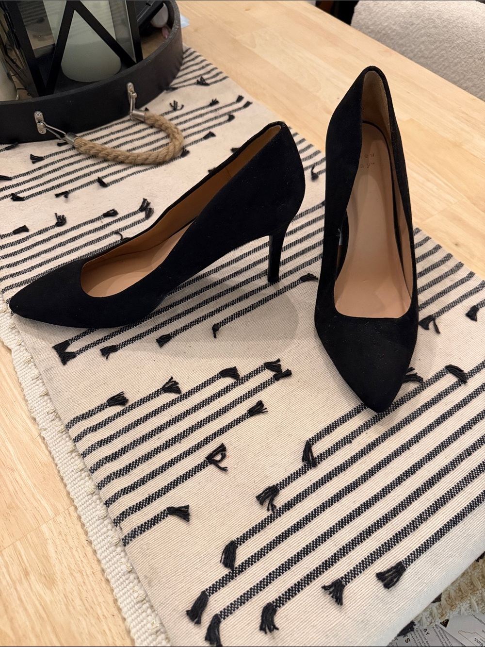 a new day Black Pointed-Toe Stiletto Pumps